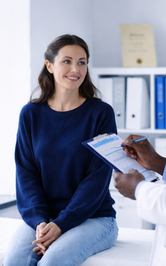 patiente chez médecin